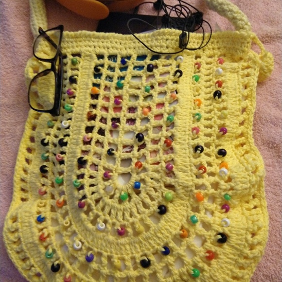 👒👒 SUMMER SALE👒👙🏖  Beaded shoulder bag - Picture 5 of 7